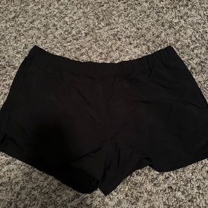 size L women’s patagonia shorts black NWT